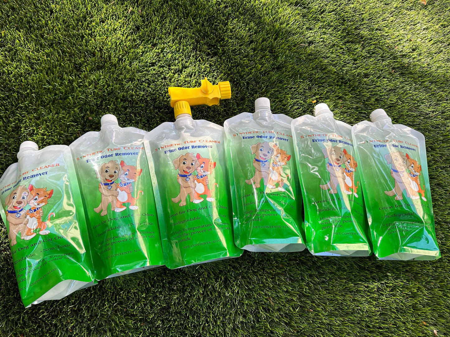 Synthetic Turf Cleaner (Earth Friendly Disinfectant And Deodorizer) 6 Pack