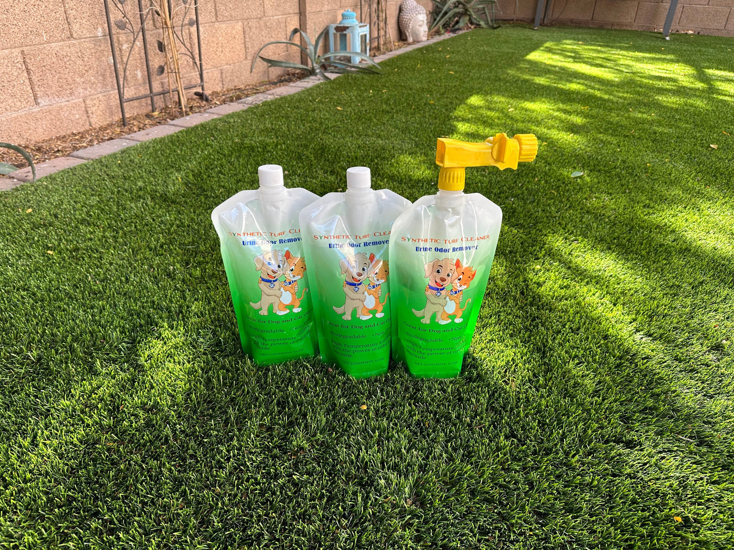 Synthetic Turf Cleaner (Earth Friendly Disinfectant And Deodorizer) 3 Pack