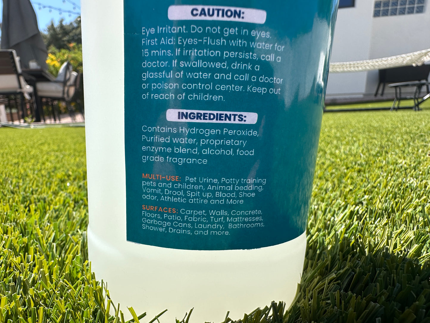 2 Pack - Pet and Human Odor Eliminator - TURF AND OUTDOORS 2 Bottle pack