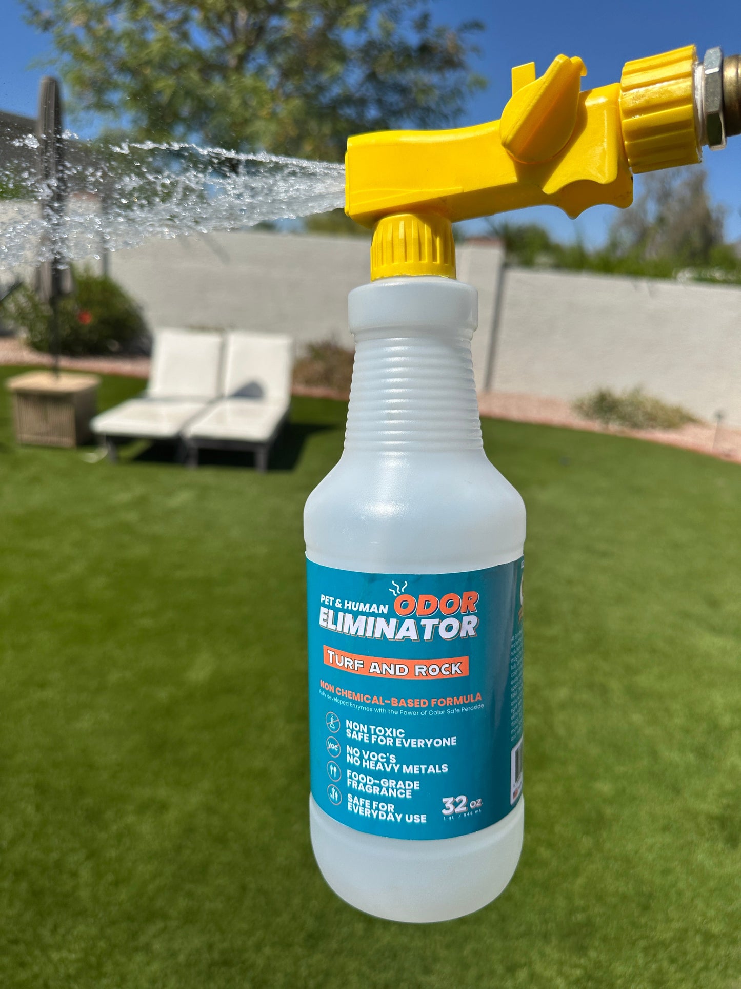 2 Pack - Pet and Human Odor Eliminator - TURF AND OUTDOORS 2 Bottle pack